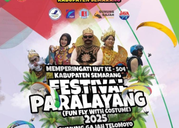 “Festival Paralayang 2025 Semarang Meriahkan HUT ke-504 dengan Aksi Udara Spektakuler”