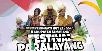 “Festival Paralayang 2025 Semarang Meriahkan HUT ke-504 dengan Aksi Udara Spektakuler”