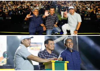 “Semarang. Pesta Rakyat Meriahkan Penutupan Hari Jadi ke-80 Jawa Tengah di Simpang Lima Semarang”