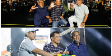 “Semarang. Pesta Rakyat Meriahkan Penutupan Hari Jadi ke-80 Jawa Tengah di Simpang Lima Semarang”