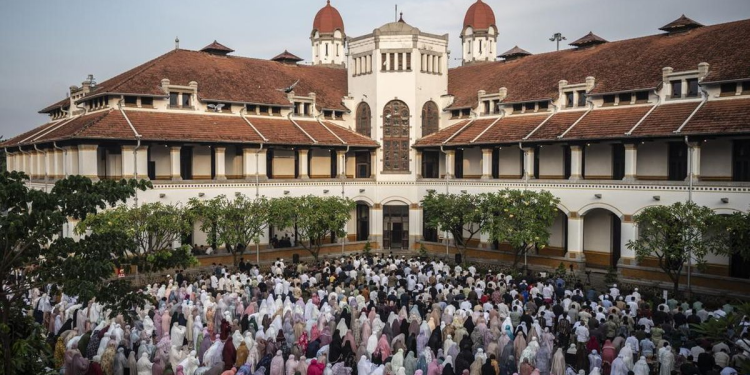 Salat Idulfitri 2026 di Lawang Sewu Kembali Digelar, Hadirkan Nuansa Ibadah yang Berbeda