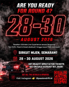 “Passion Drift Kejurnas Drifting Round 4 Siap Guncang Semarang, Sajikan Aksi Drifter Nasional Agustus 2026”